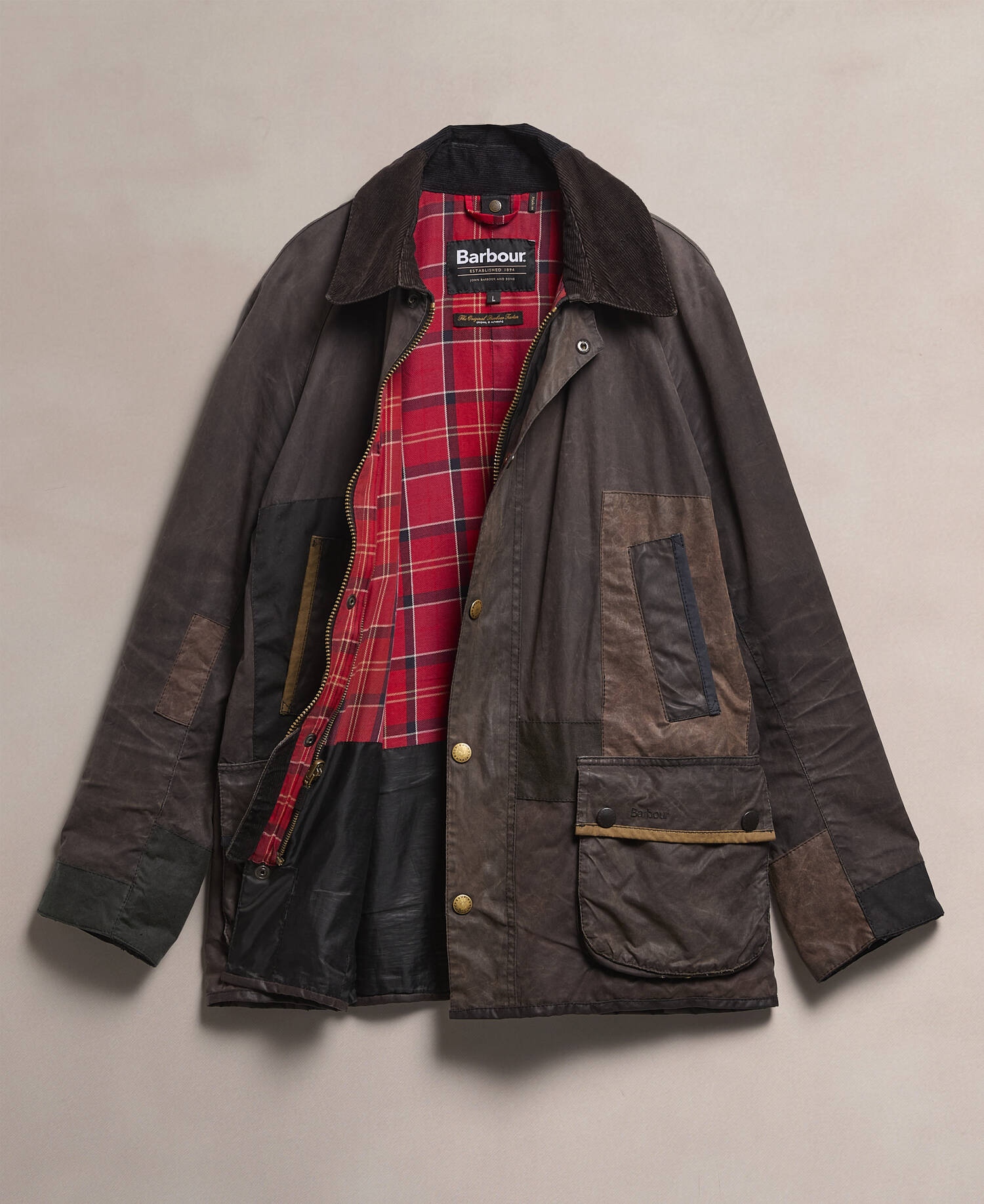 Barbour Re-Loved Men's Ashby Waxed Jacket image number 1