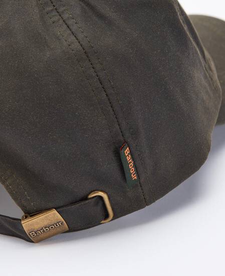 Waxed Sports Cap Olive