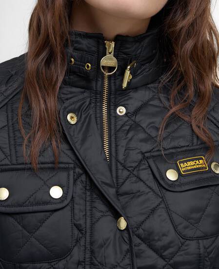 Modern International Polarquilt Jacket Black-Black