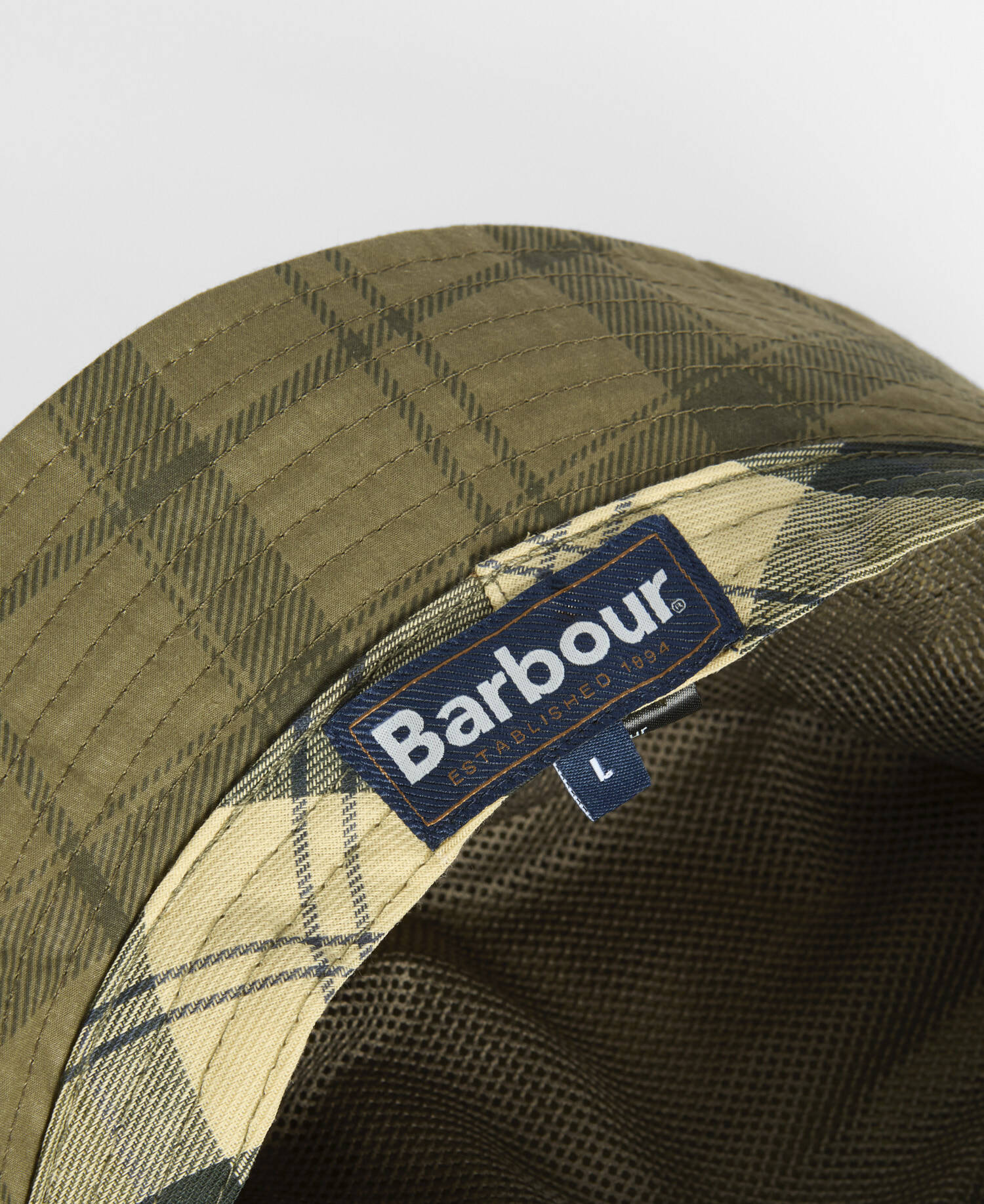 Tartan Transport Bucket Hat Dusky Green Tartan image number 5