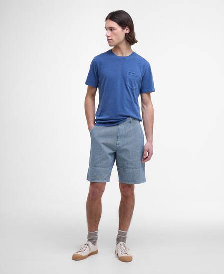Pigment-Dyed Pocket T-Shirt Dark Denim Pigment-Dyed Pocket T-Shirt Dark Denim