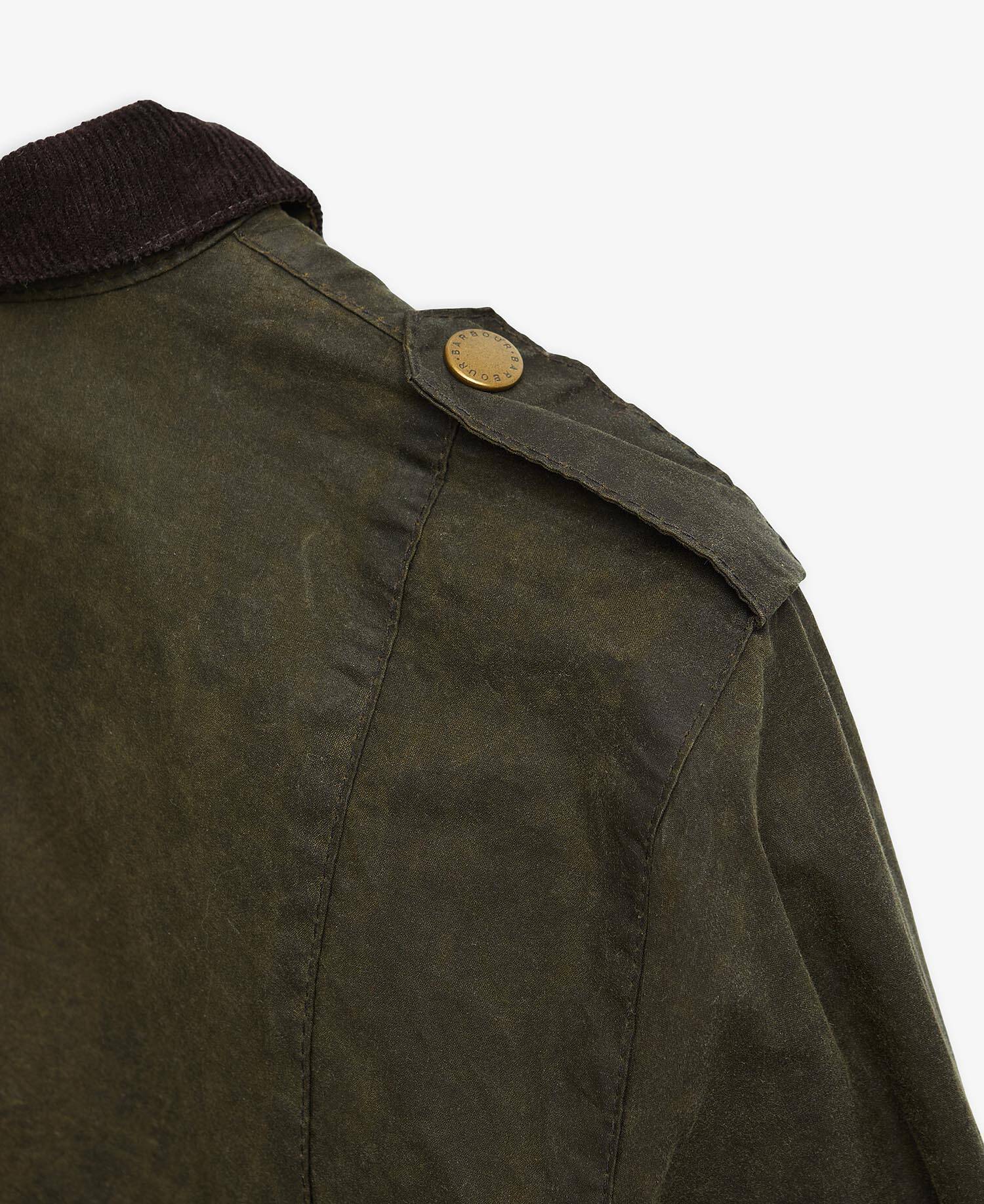 Barbour Re-Loved Defence Waxed Jacket - Size 18 image number 7