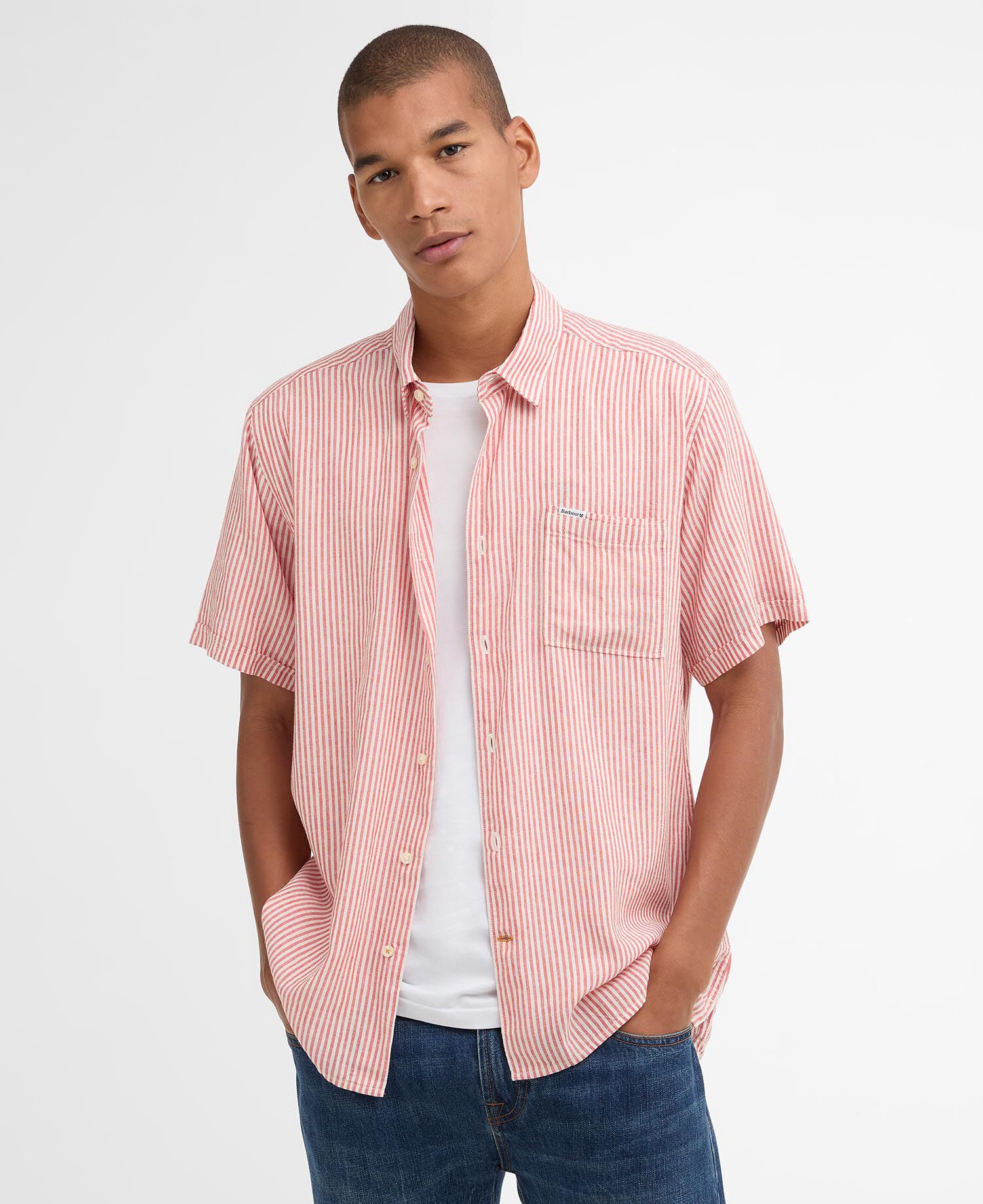 Deerpark Regular Short-Sleeved Shirt Red