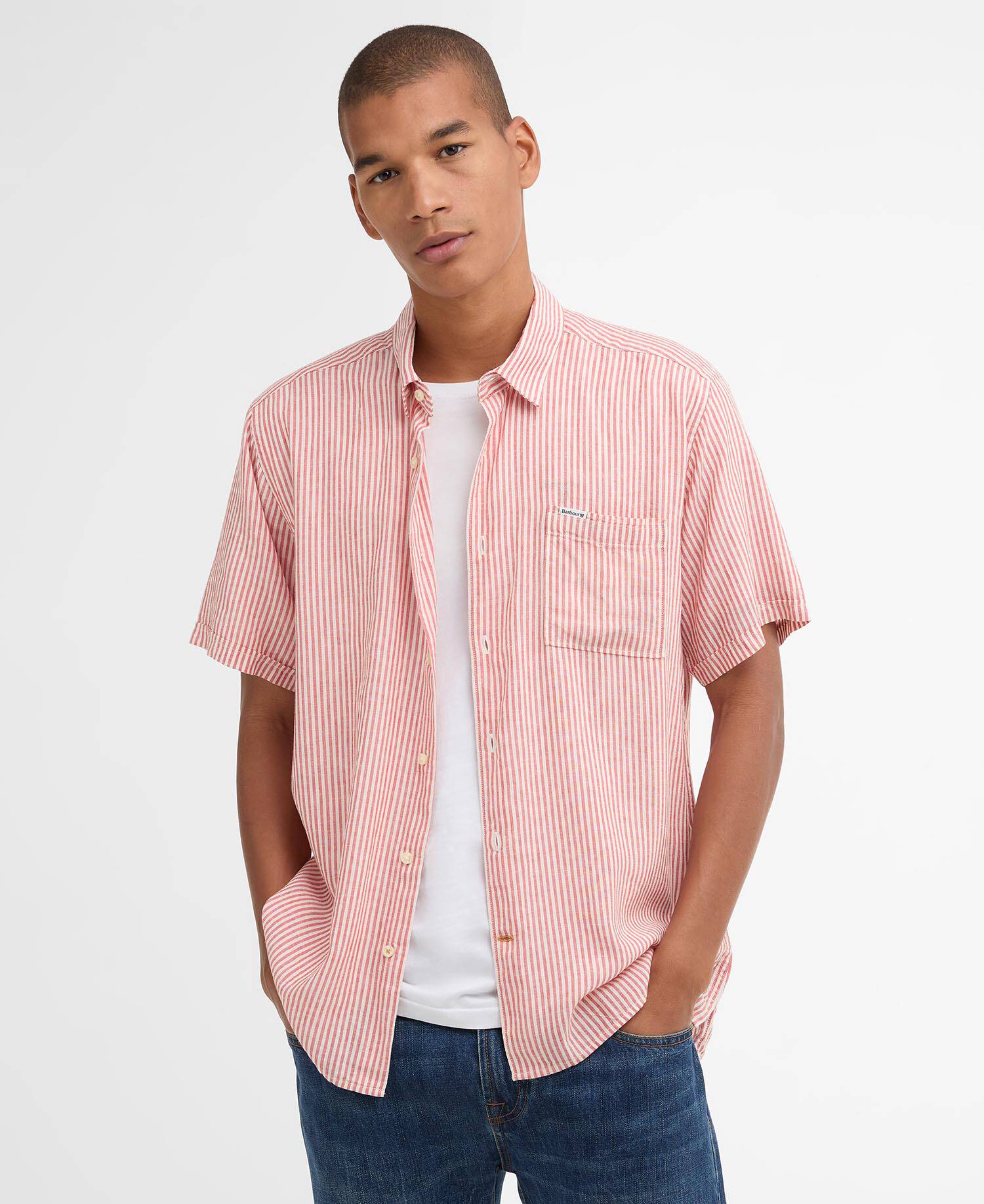 Deerpark Regular Short-Sleeved Shirt Red image number 0