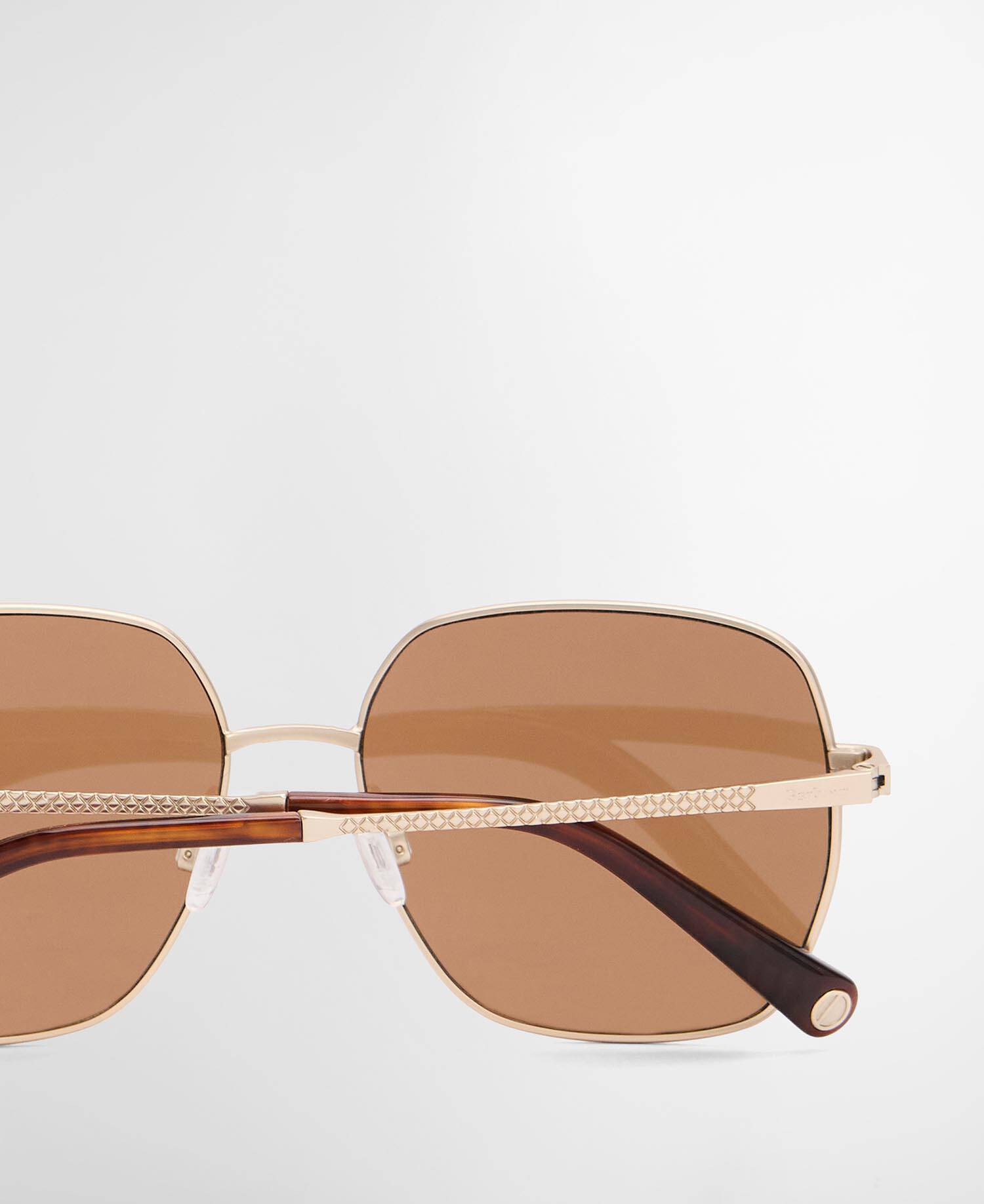 Bethany Square Sunglasses Gold / Tortoise Shell image number 3