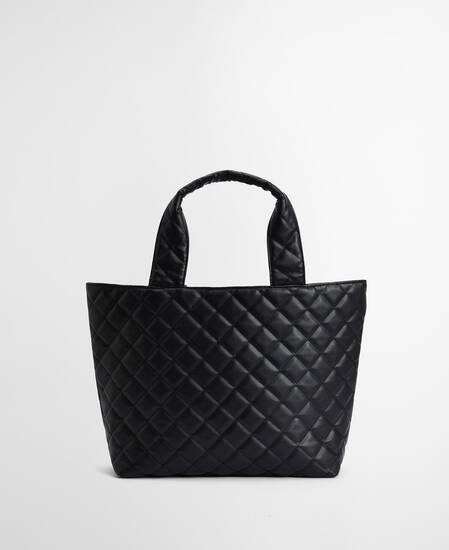 Battersea Quilted Mini Tote Bag Classic Black