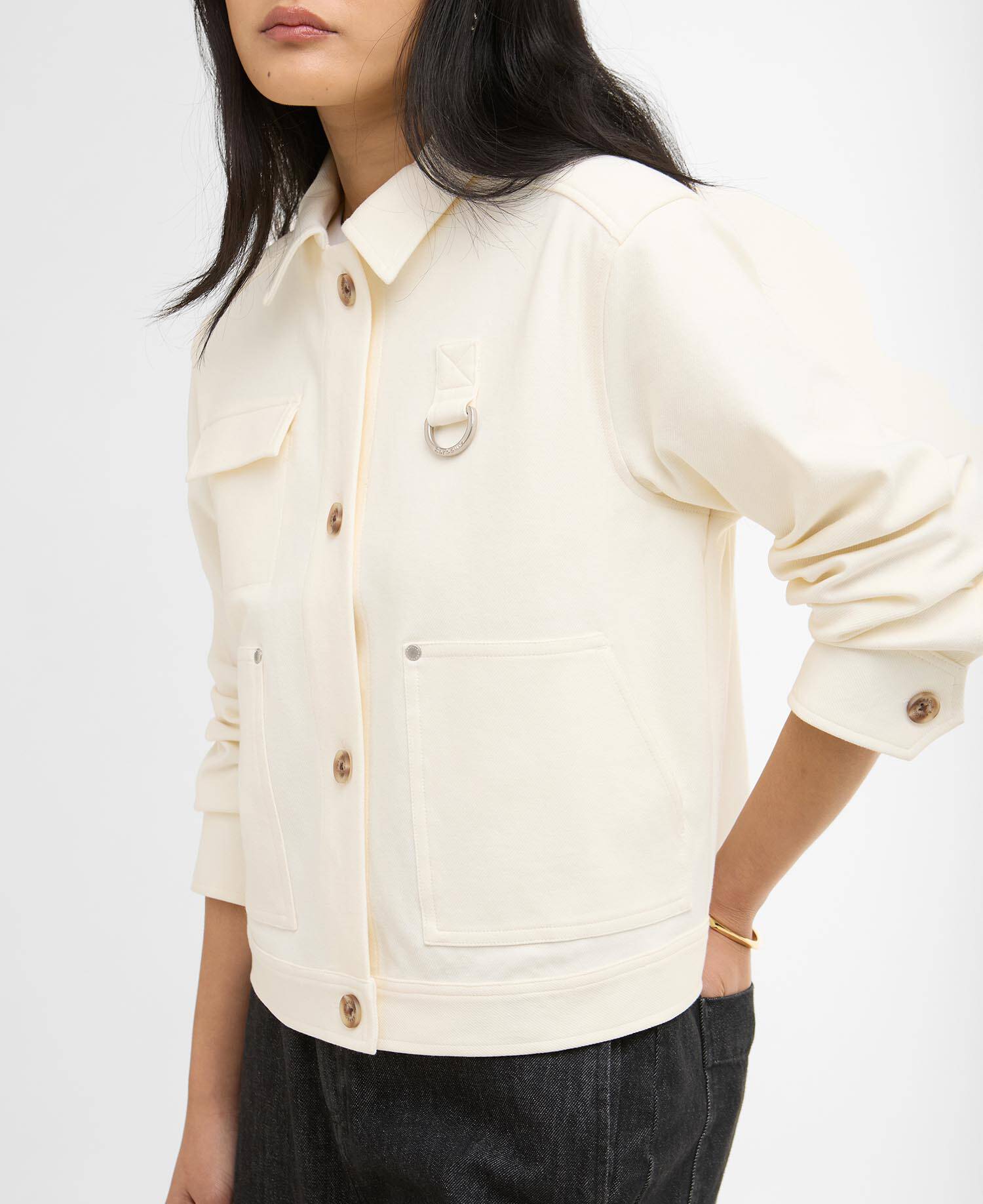 Kirby Overshirt Ecru image number 4
