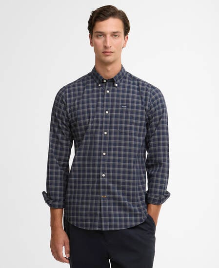 Bramwell Long-Sleeved Tailored Shirt Navy