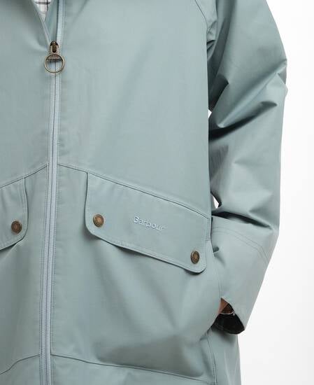 Heron Waterproof Jacket Blue Sage/Gardenia