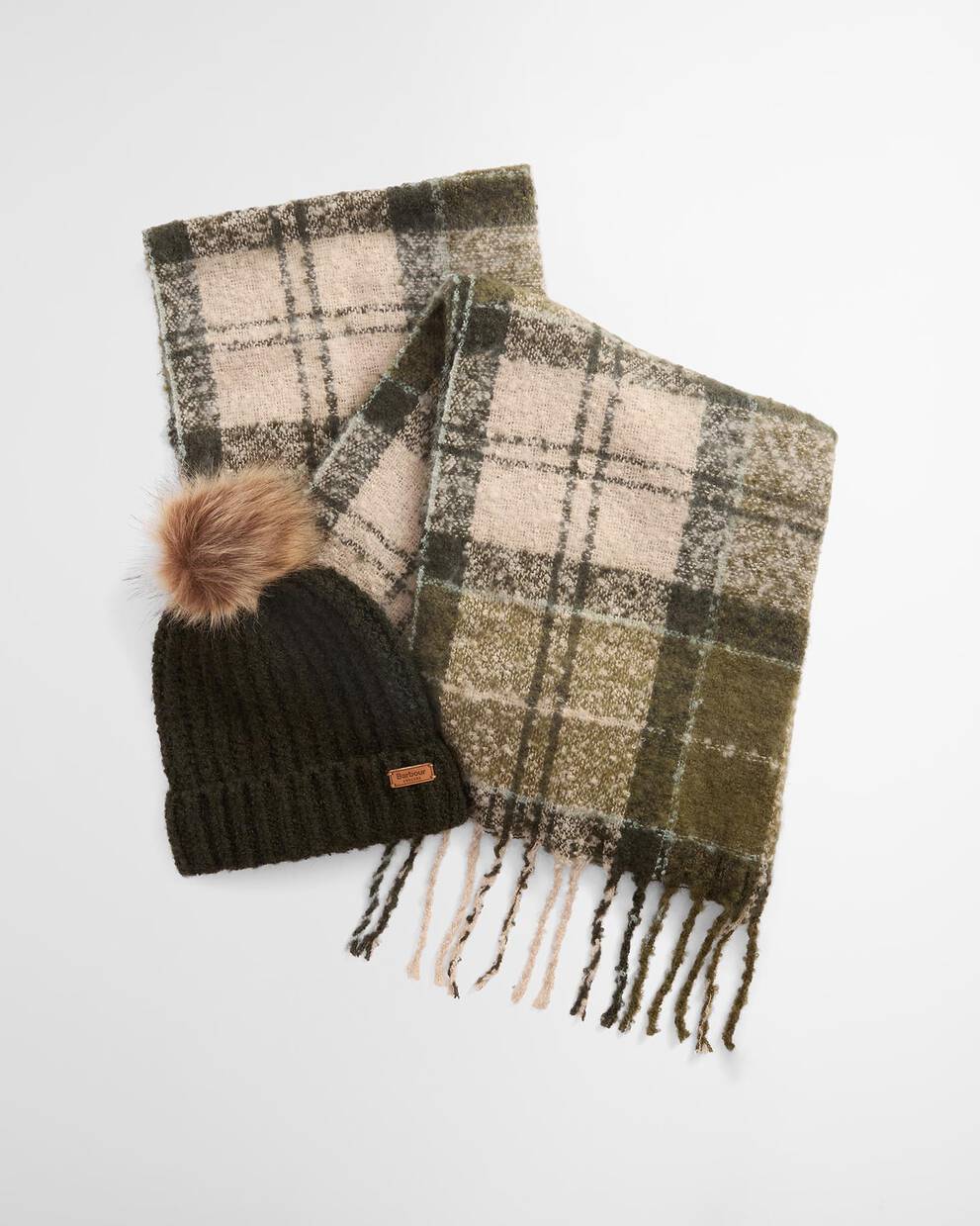 Saltburn Beanie & Tartan Scarf Gift Set