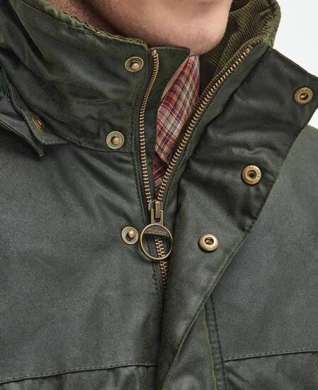 Bleaberry Waxed Jacket Fern