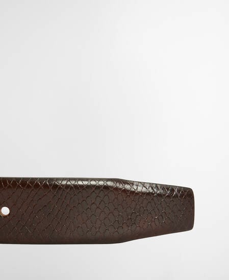 Jaspar Leather Belt Brown