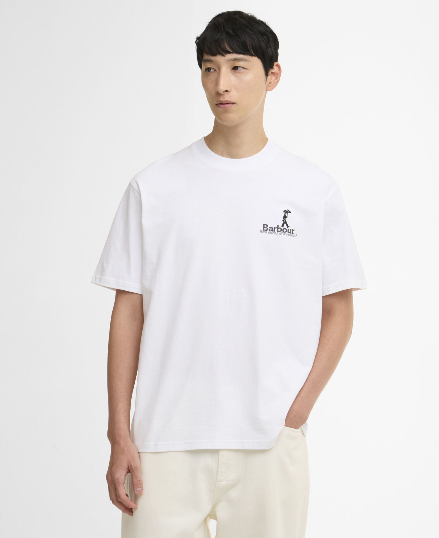 T-shirt oversize con stampa White