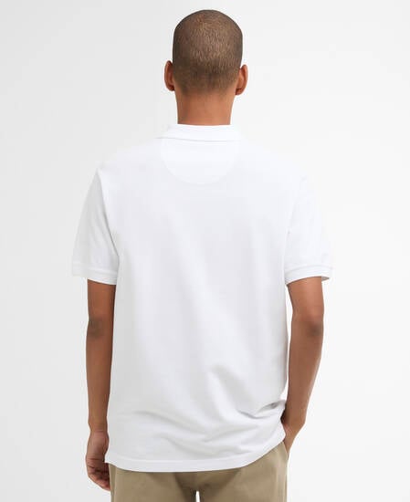 Pima Cotton Tailored Polo White