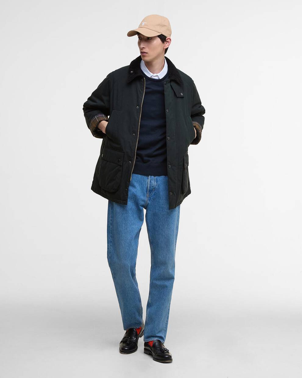 Oversized Bedale Padded Casual Jacket