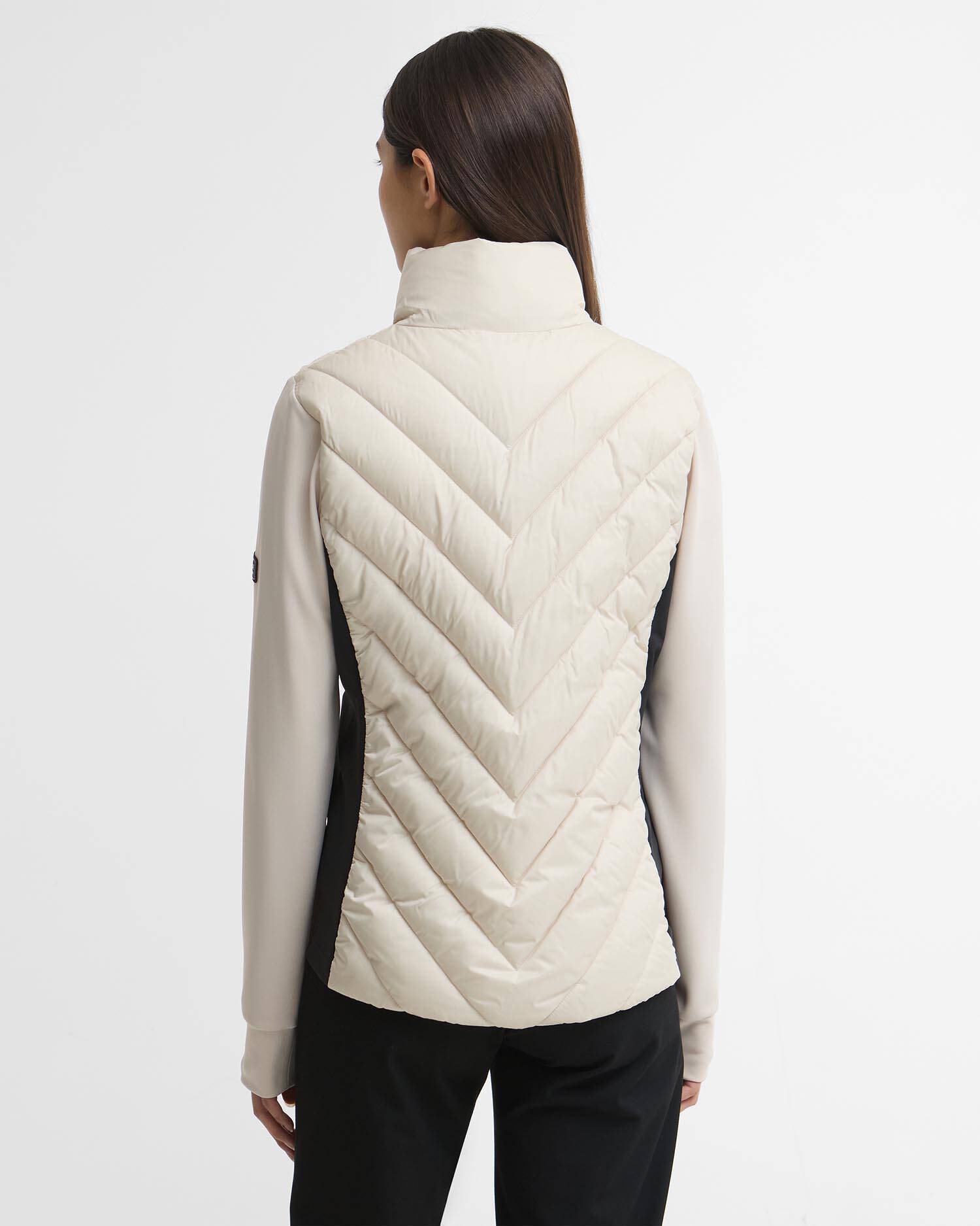 Luxara Quilted Sweat Oyster/Black image number 2