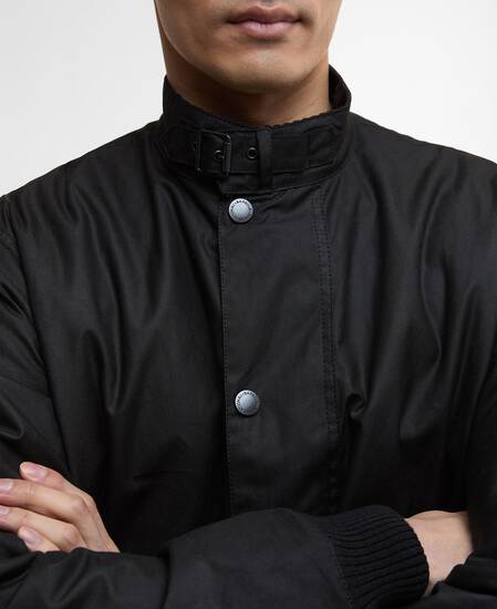 Traction Waxed Jacket Black