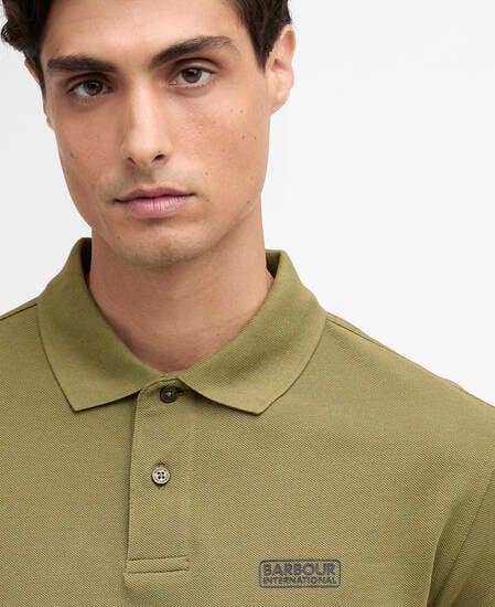 Poloshirt Essential Cable Olive