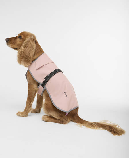 Evie Waterproof Dog Coat Gardenia Pink