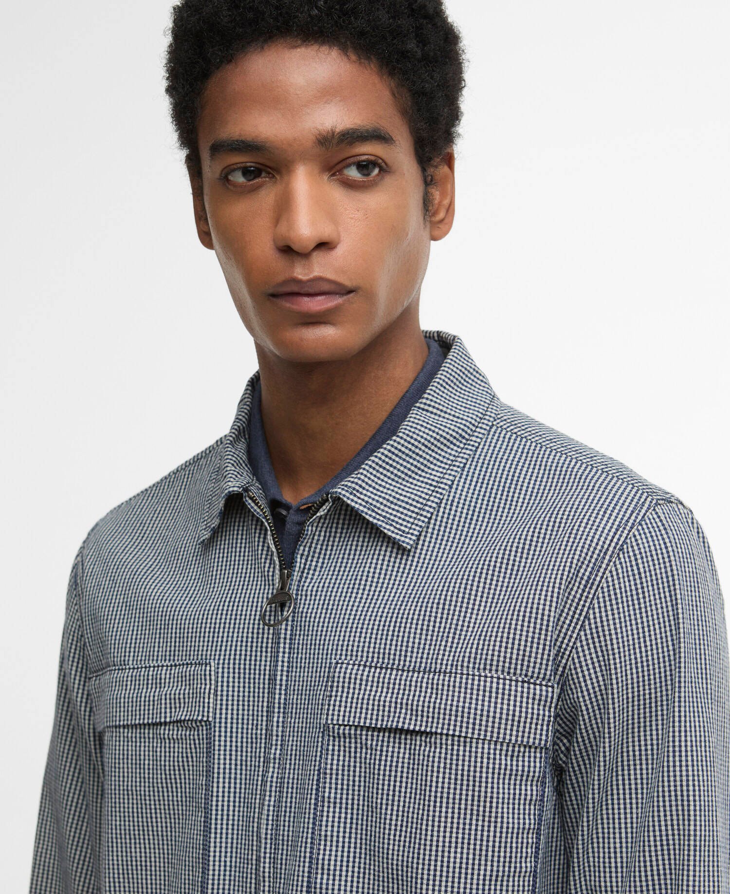 Overshirt Willowburn Gingham Navy image number 3