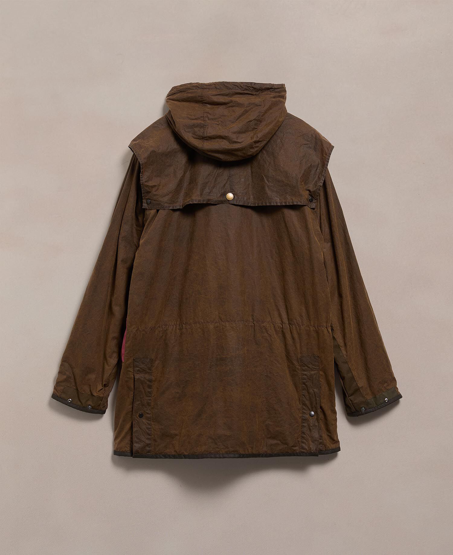 Barbour Re-loved Men's Durham Waxed Jacket - Size 42 Olive
