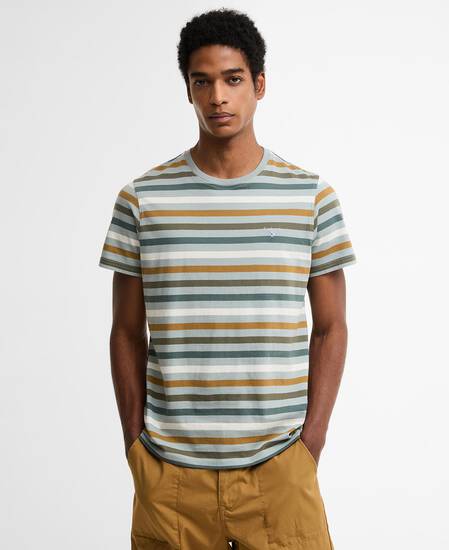 Rokeby Striped T-Shirt Dusty Slate