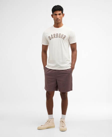 Cotton Linen Relaxed Shorts Peppercorn