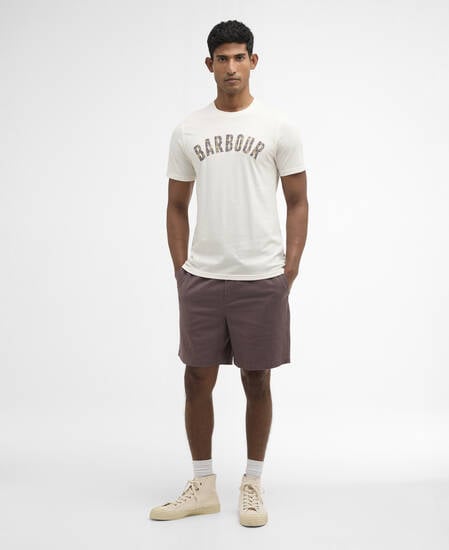 Cotton Linen Relaxed Shorts Peppercorn