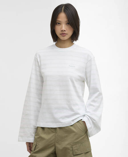 Maureen Striped Top Summer Blue Stripe