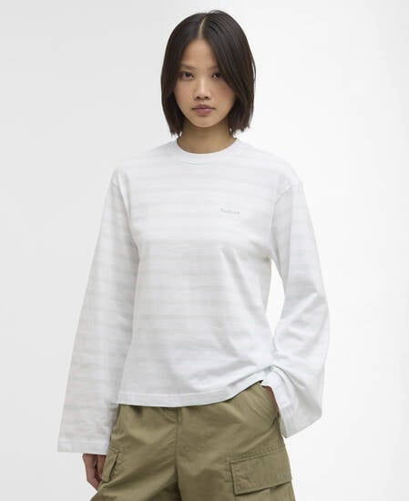 Maureen Striped Top Summer Blue Stripe