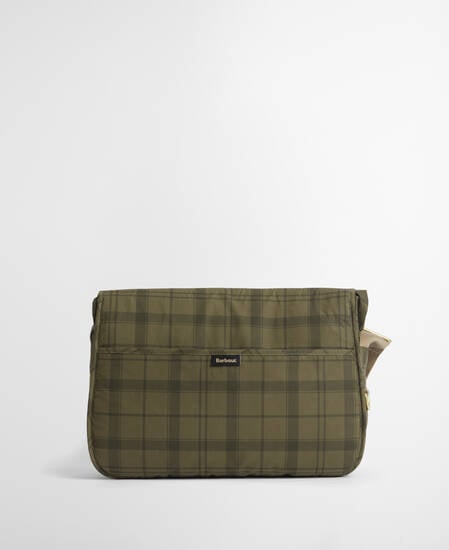 Tasche Transport Riever Crossbody Dusky Green Tartan