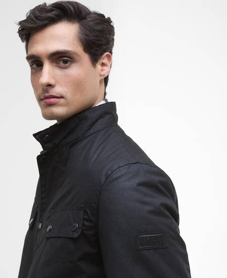 Dukeley Waxed Jacket Black