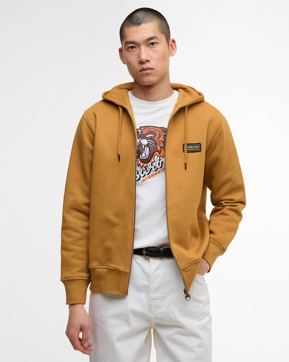 Felpa con cappuccio e chiusura a zip Donnington