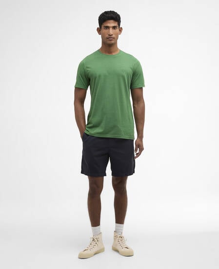 Washed Tartan T-Shirt Washed Green