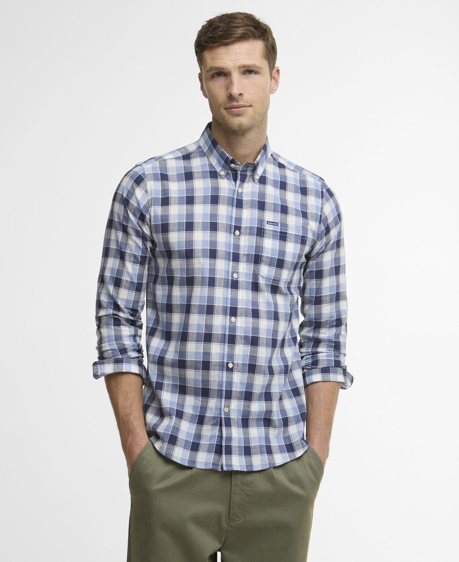 Hemd Harwood Gingham Tailored Blue