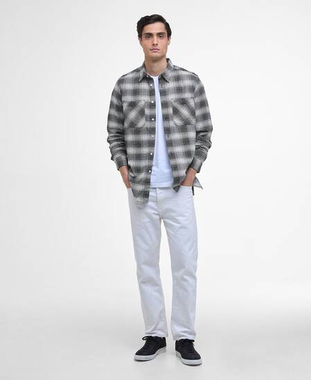 Ashby Ombre Long-Sleeved Shirt Black