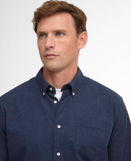 Hemd Aukside Regular Navy Marl