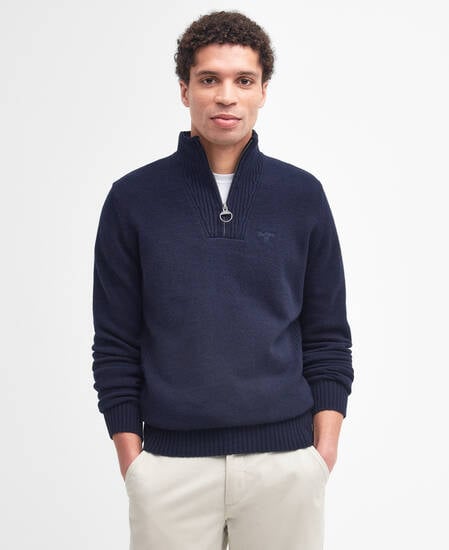 Essential Half-Zip Jumper Classic Navy