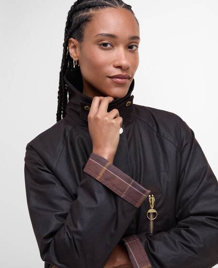 Giaccone cerato Evette Rustic/Muted Tartan Giaccone cerato Evette Rustic/Muted Tartan