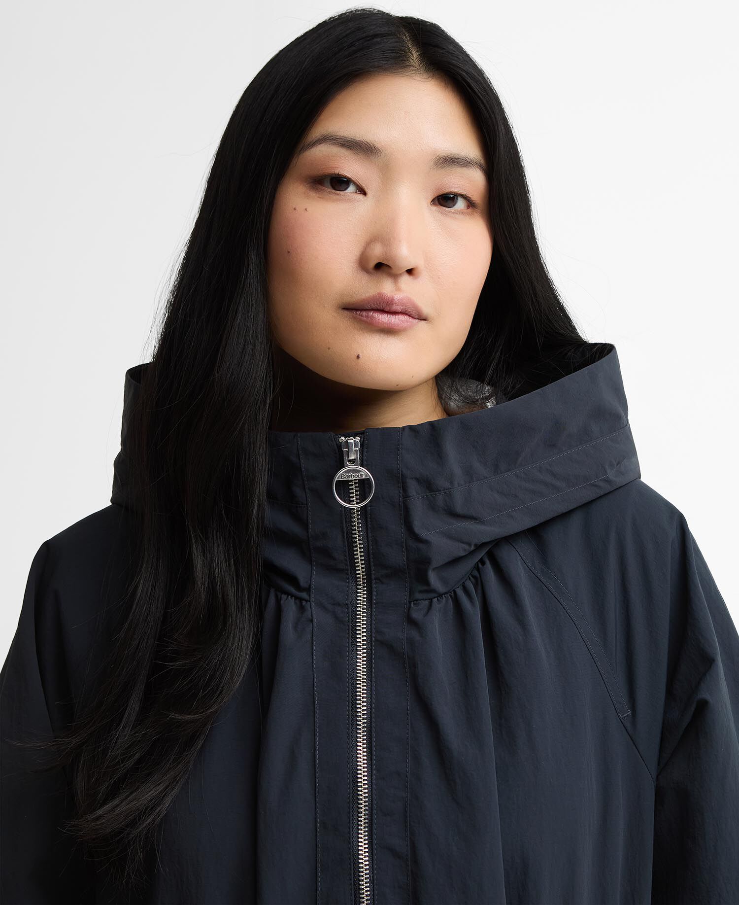 Kempsey Showerproof Parka Dark Navy/Dress Navy Tartan