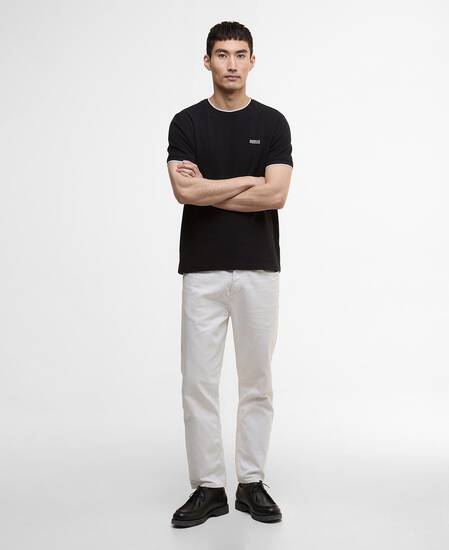 Seb Textured T-Shirt Black