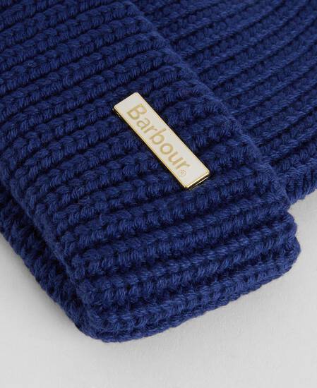 Mosely Fisherman Beanie Inky Blue