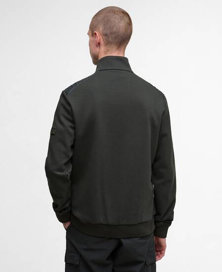 Heysham Quilted Sweatshirt Sage Heysham Quilted Sweatshirt Sage