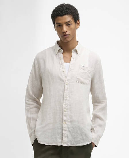 Linton Tailored Long-Sleeved Shirt Mist