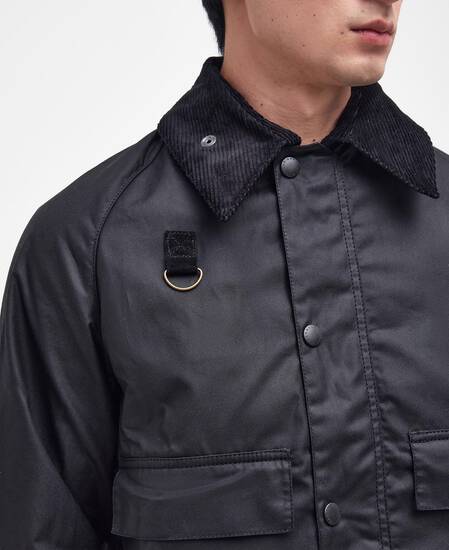 Spey Slim Waxed Jacket Classic Black