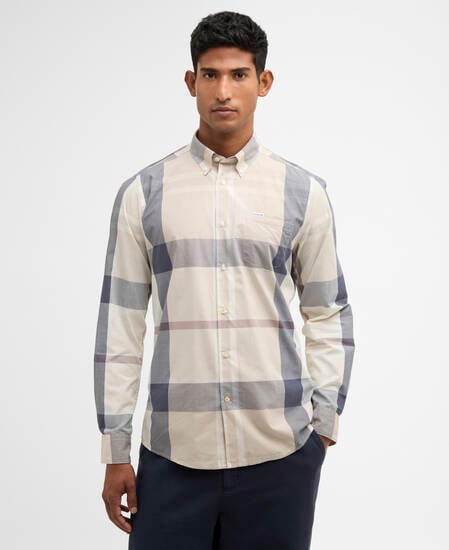 Harris Tailored Long-Sleeved Shirt Oban Mist Tartan