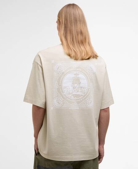 Barbour x Kaptain Sunshine Short-Sleeved T-Shirt Clay