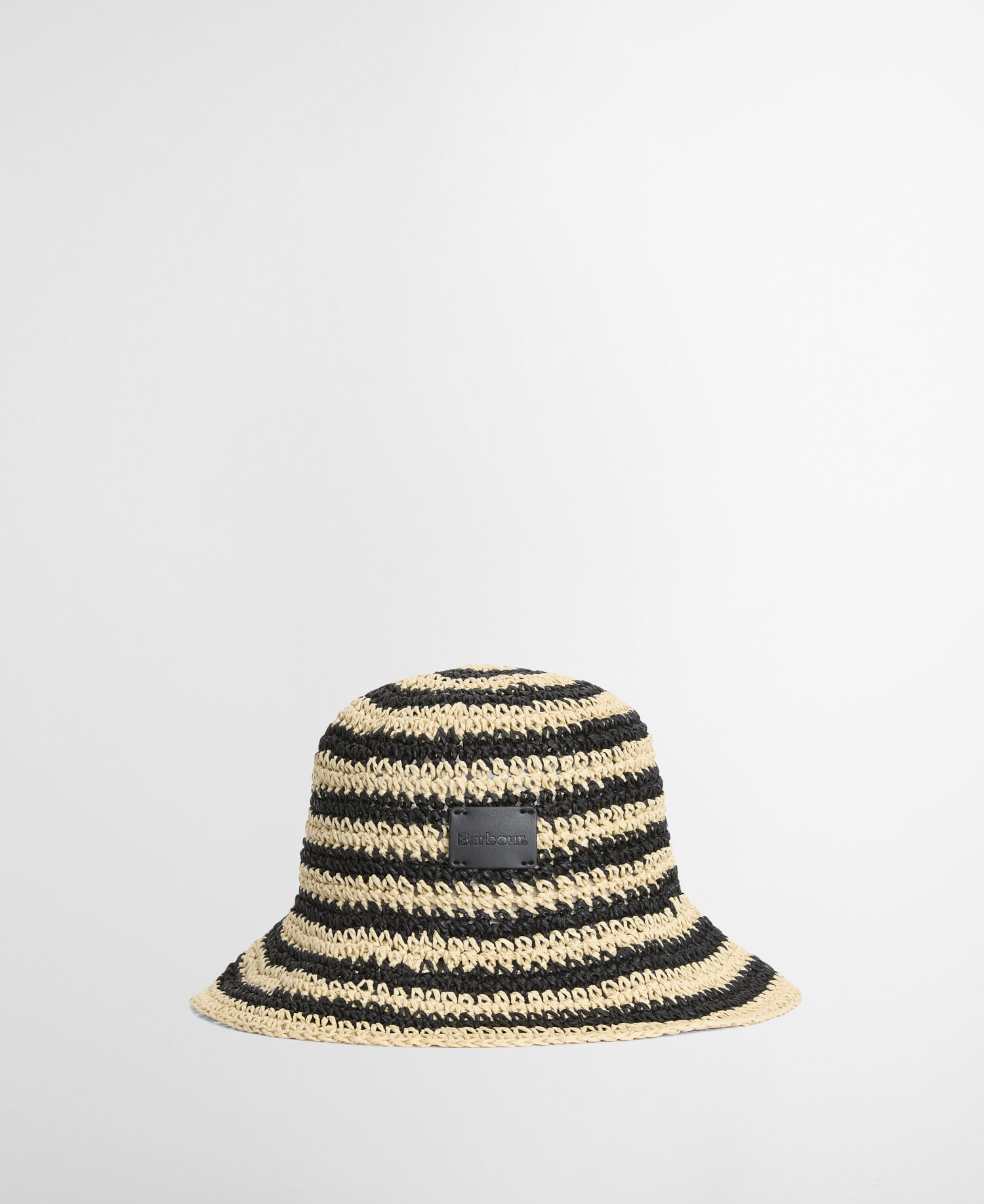 Annie Crochet Hat Black/Ecru