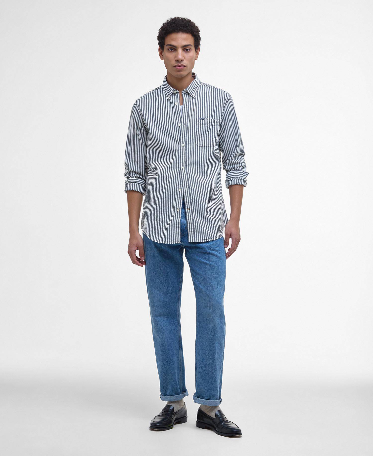 Hemd Cresswell Seersucker Long-Sleeved Tailored image number 1