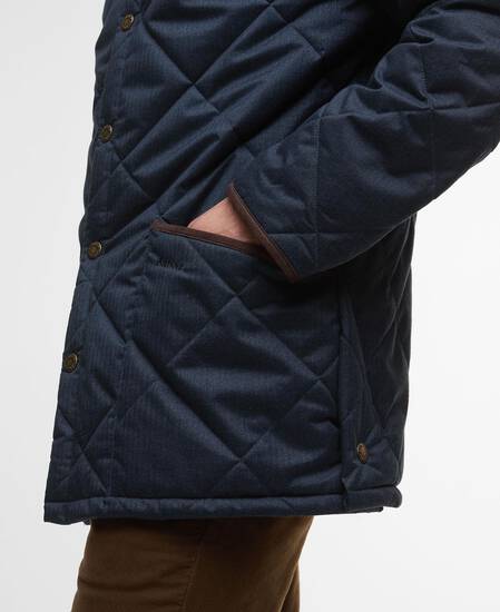 Winter Country Liddesdale Quilted Jacket Navy